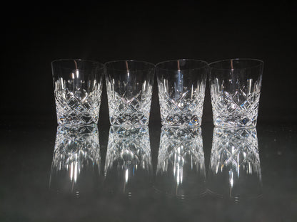 Faberge Crystal Old Fashion Glasses