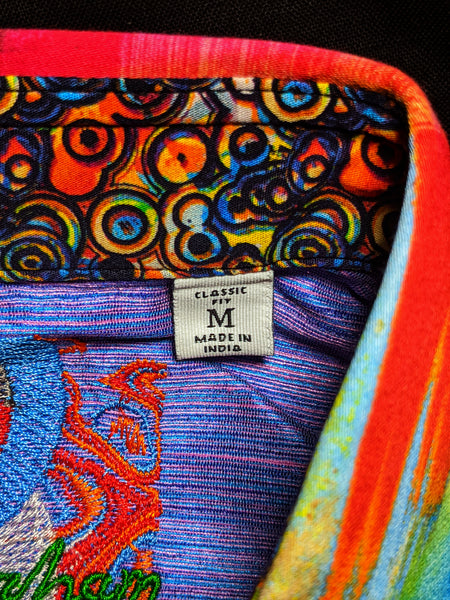 Robert Graham  Prism Effect Classic Fit Short Sleeve Shirt Size Medium
