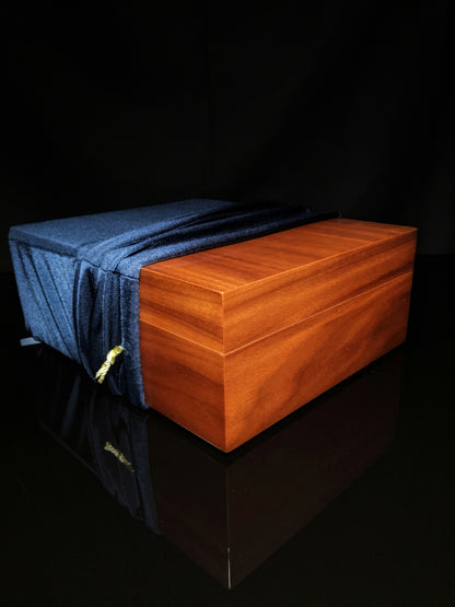 Elie Bleu Walnut Wood Humidor 75 count NIB Made in France