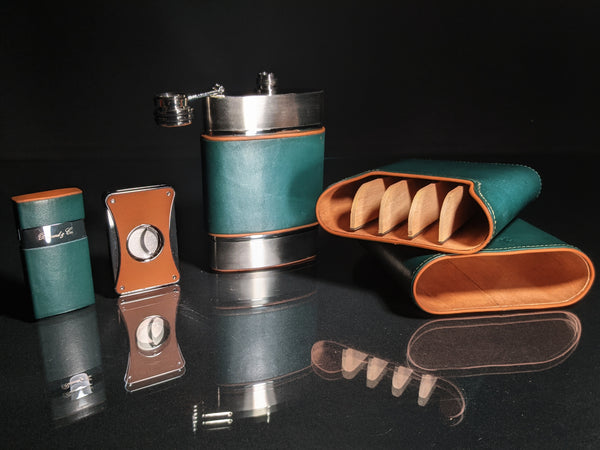 Brizard and Co Augusta Havana Traveler with cutter and lighter
