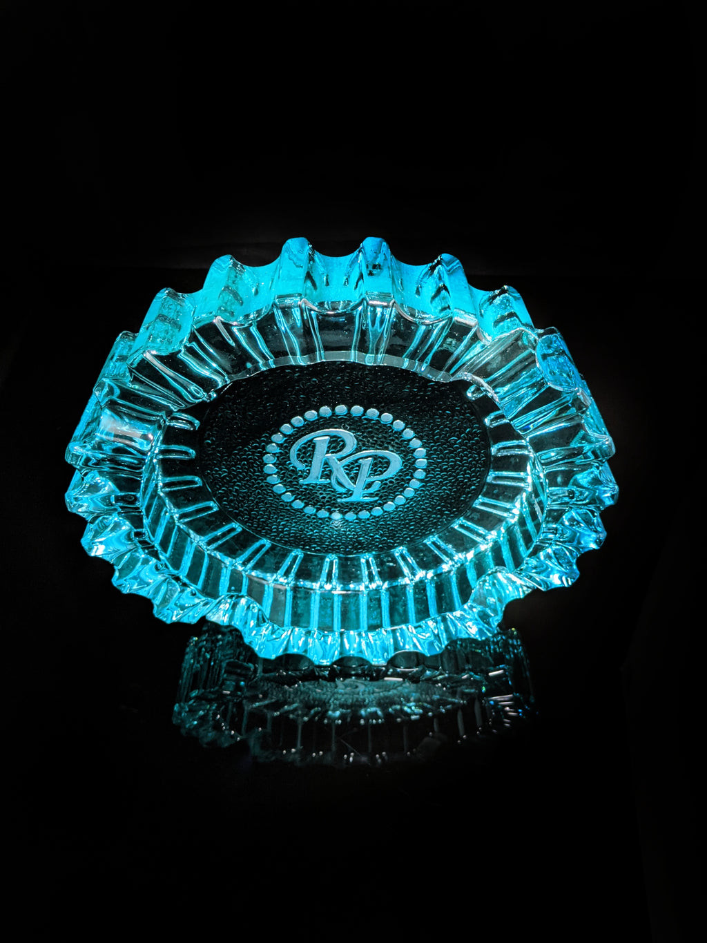 Rocky Patel Aqua Luminoso Glass Ashtray