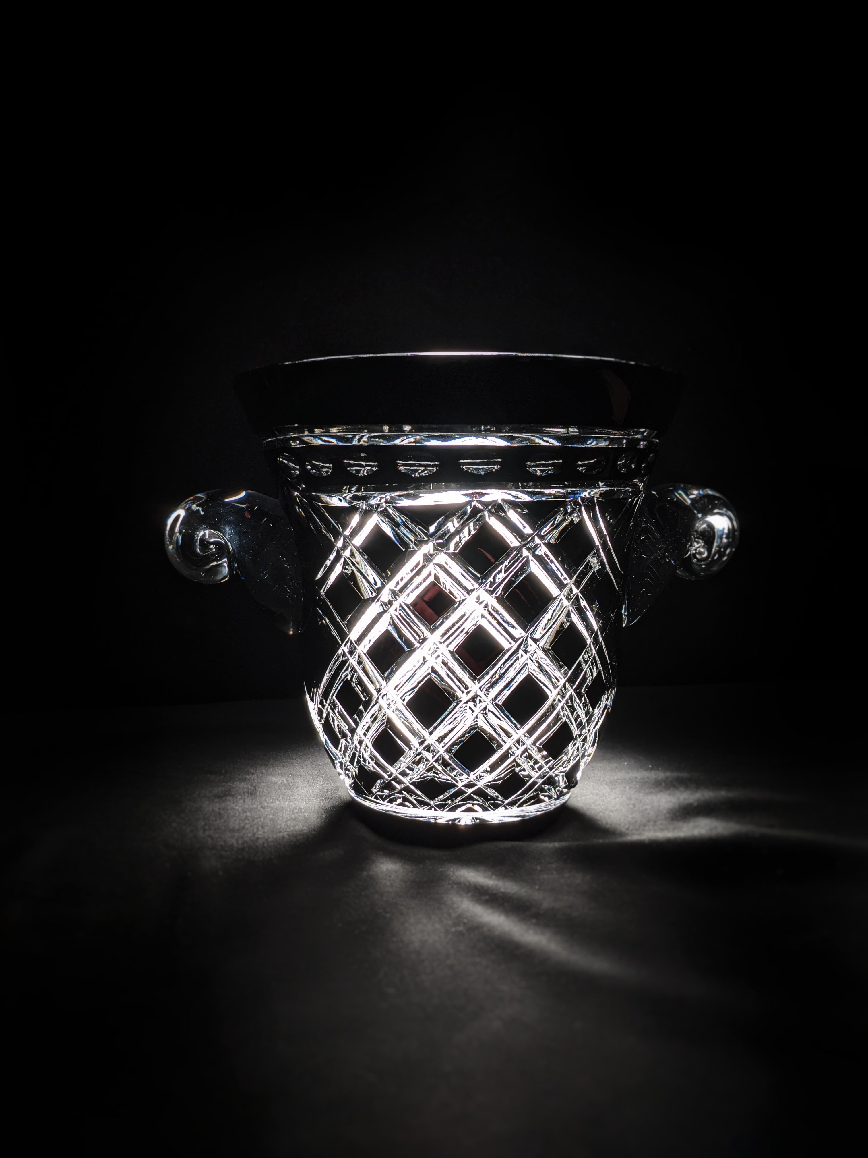Black Crystal Champagne Ice bucket without  the original box