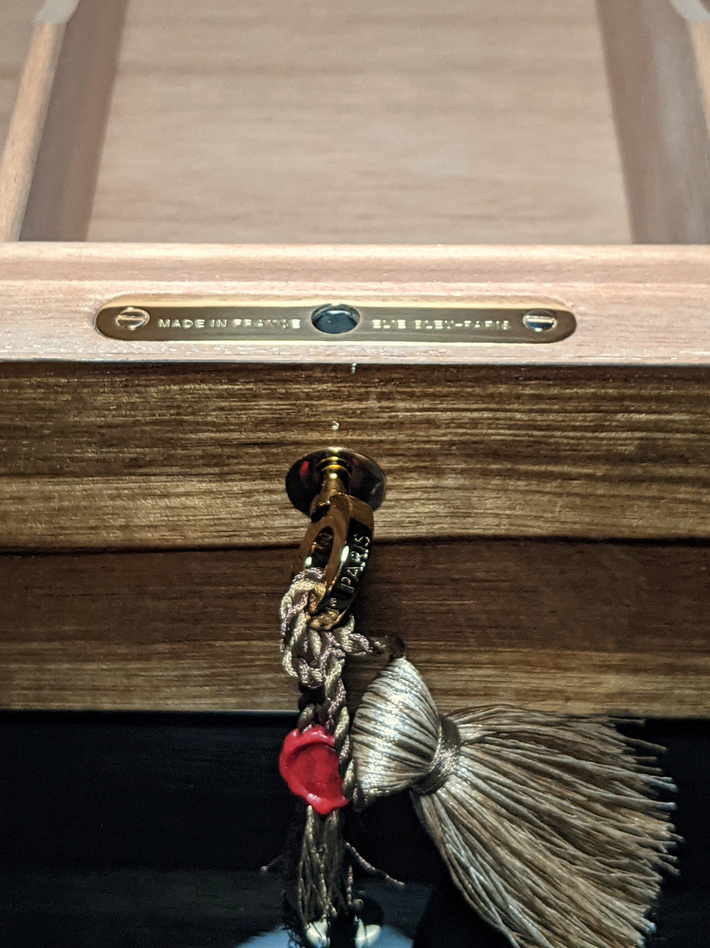 Elie Bleu Limba Wood Humidor 110 count