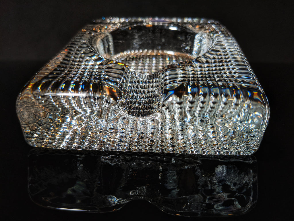 Comoy's of London Glass Cigar Ashtray made in Italy