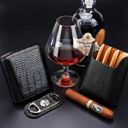 Brizard and Co. Double Guillotine Series 2 Cutter - Croco Pattern Black