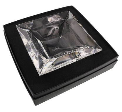 Bvlgari Crystal Ashtray by Rosenthal measures 4.75 inches in diameter