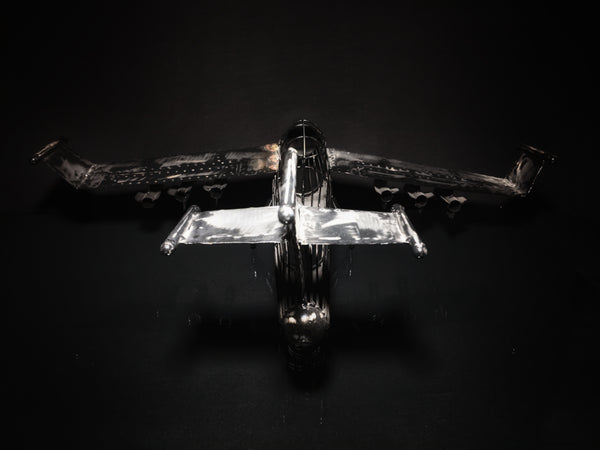 Airplane Metal Art Sculpture