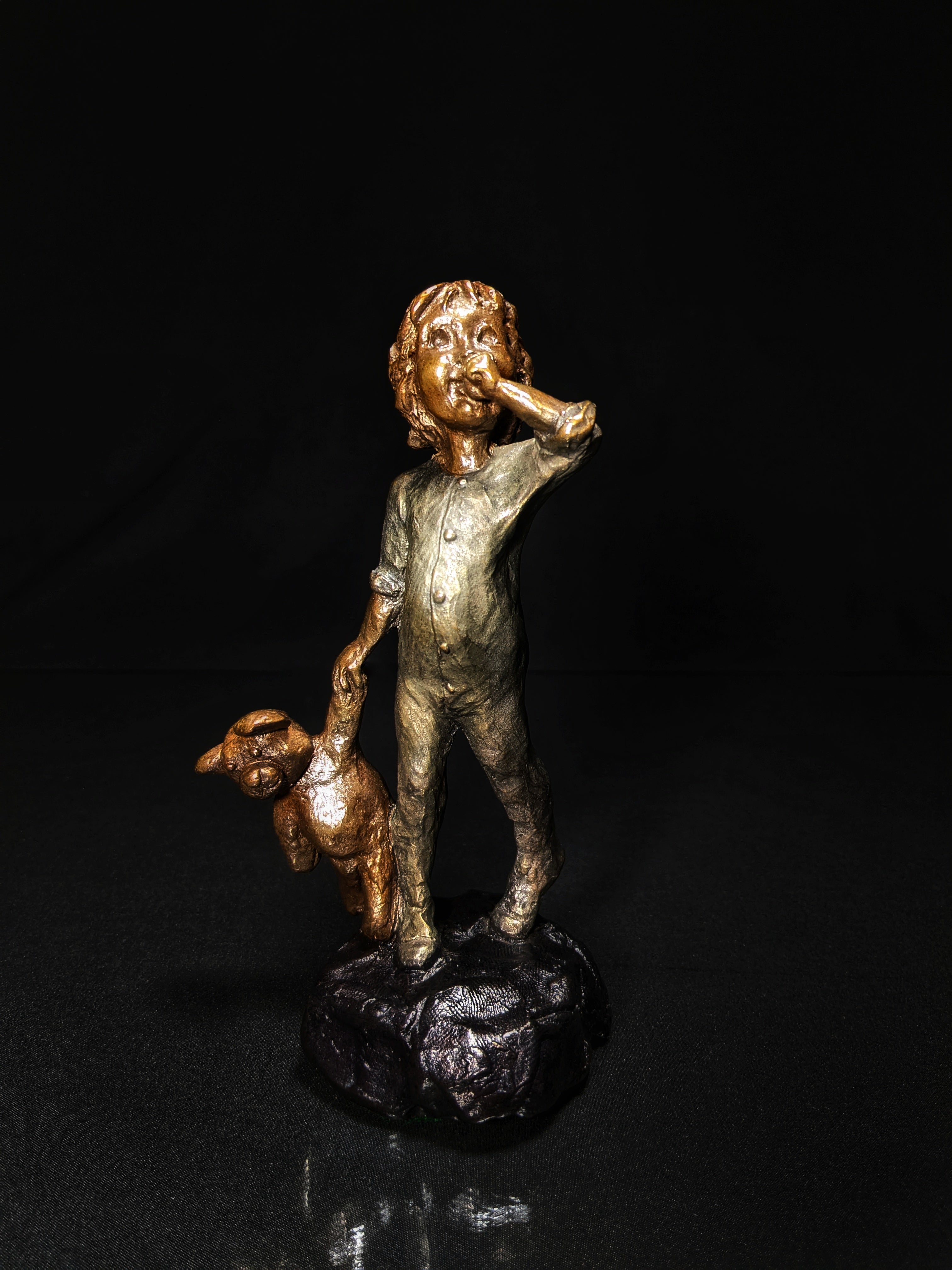 Mark Hopkins "Bed Time" Limited Edition Bronze Sculpture