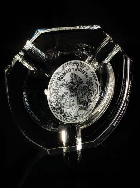 Large Cigar Clear Crystal Ashtray