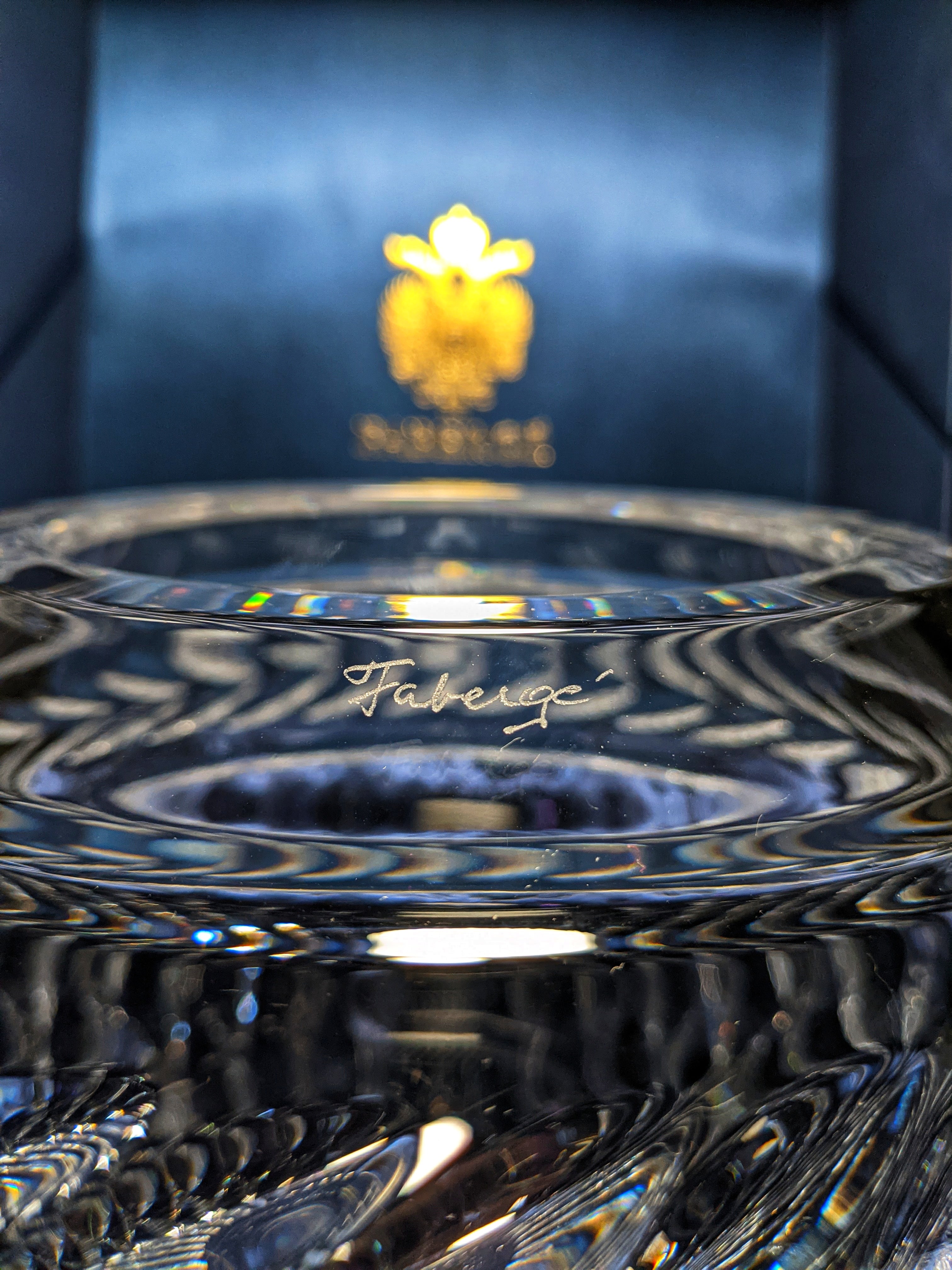 Faberge Atelier Crystal Collection Bowl | New in the Box