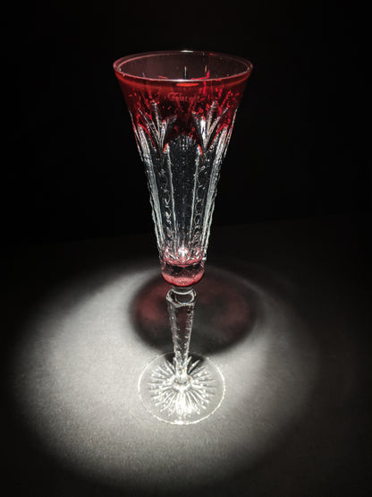 Faberge Grand Palais Crystal Colored Flutes