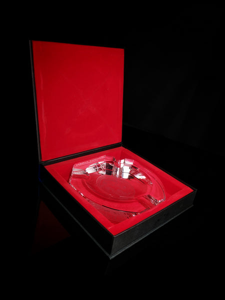 Large Cigar Clear Crystal Ashtray