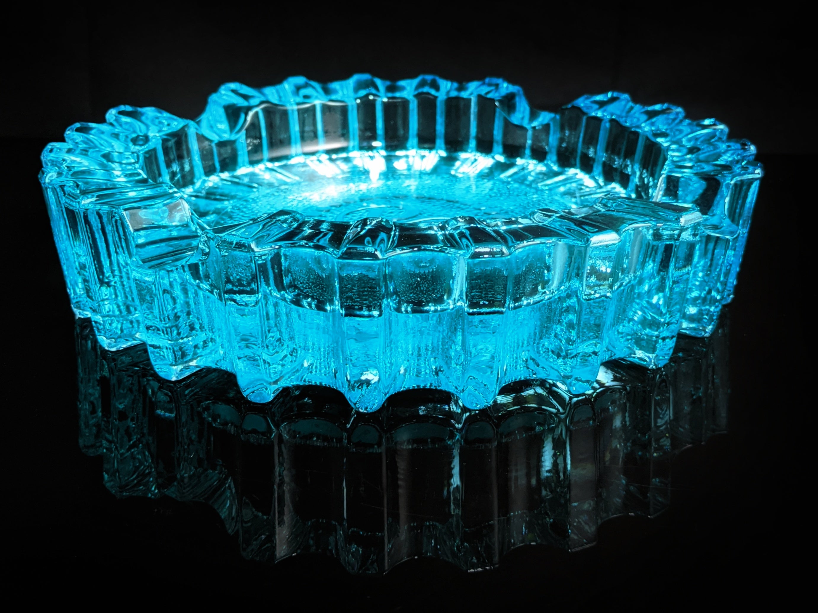 Rocky Patel Aqua Luminoso Glass Ashtray