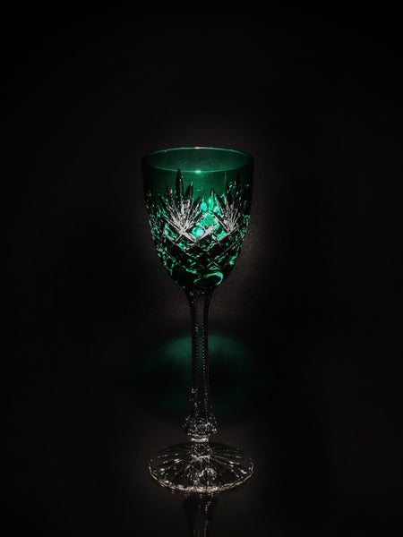 Faberge Odessa  Hock Crystal Goblets  set of 6