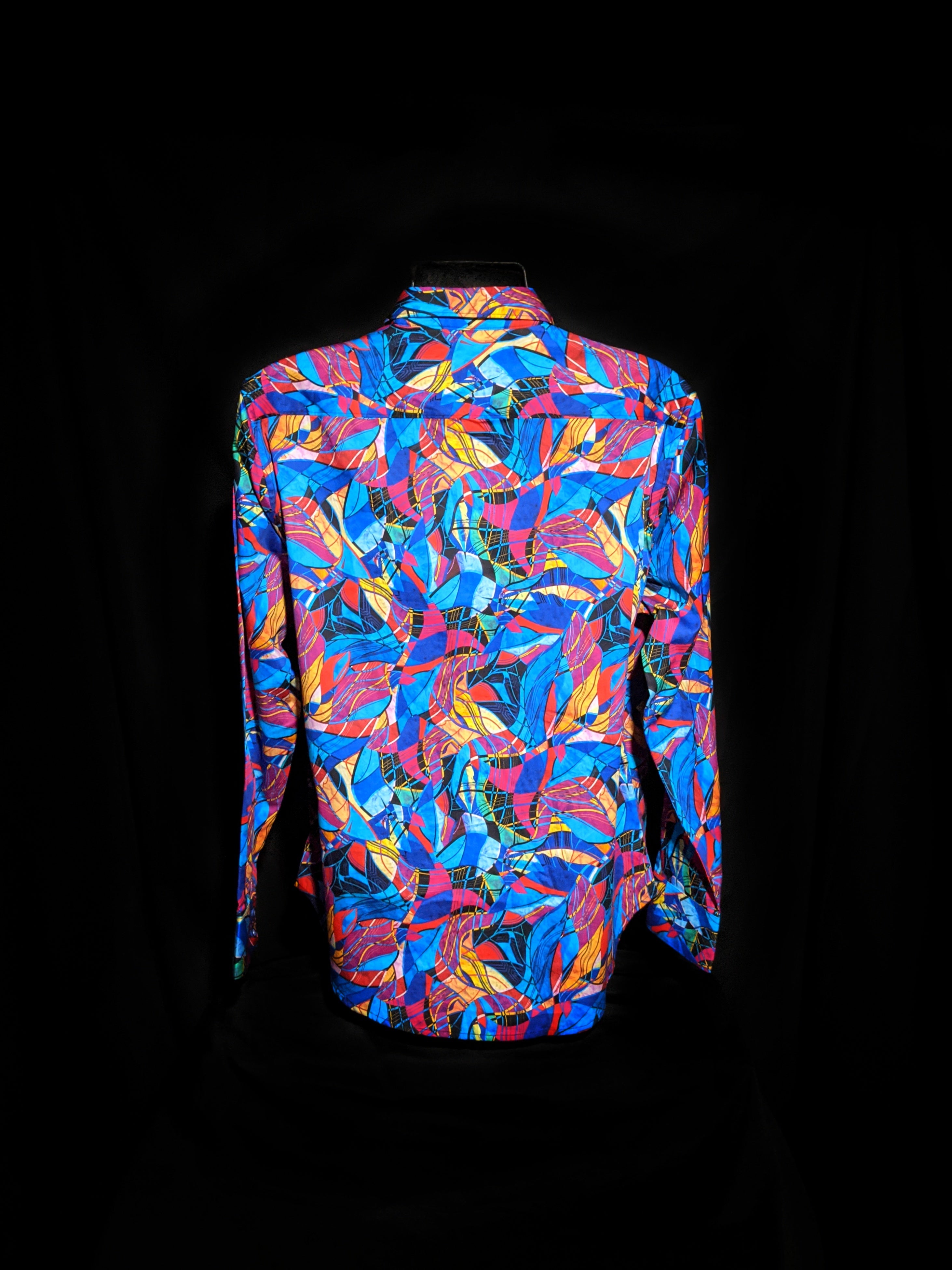 Robert Graham Billings Long Sleeve Colorful Shirt Size 3XL
