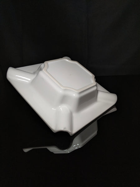 Large Ceramic Cigar Ashtray 9" Square