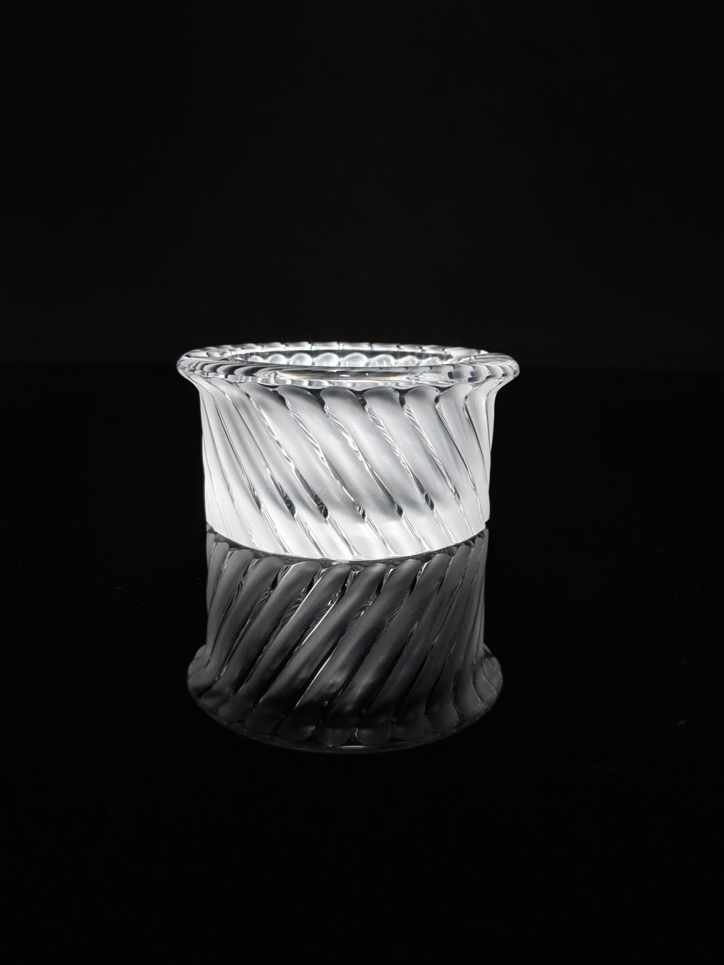 Lalique France Crystal Smyrne Ashtray