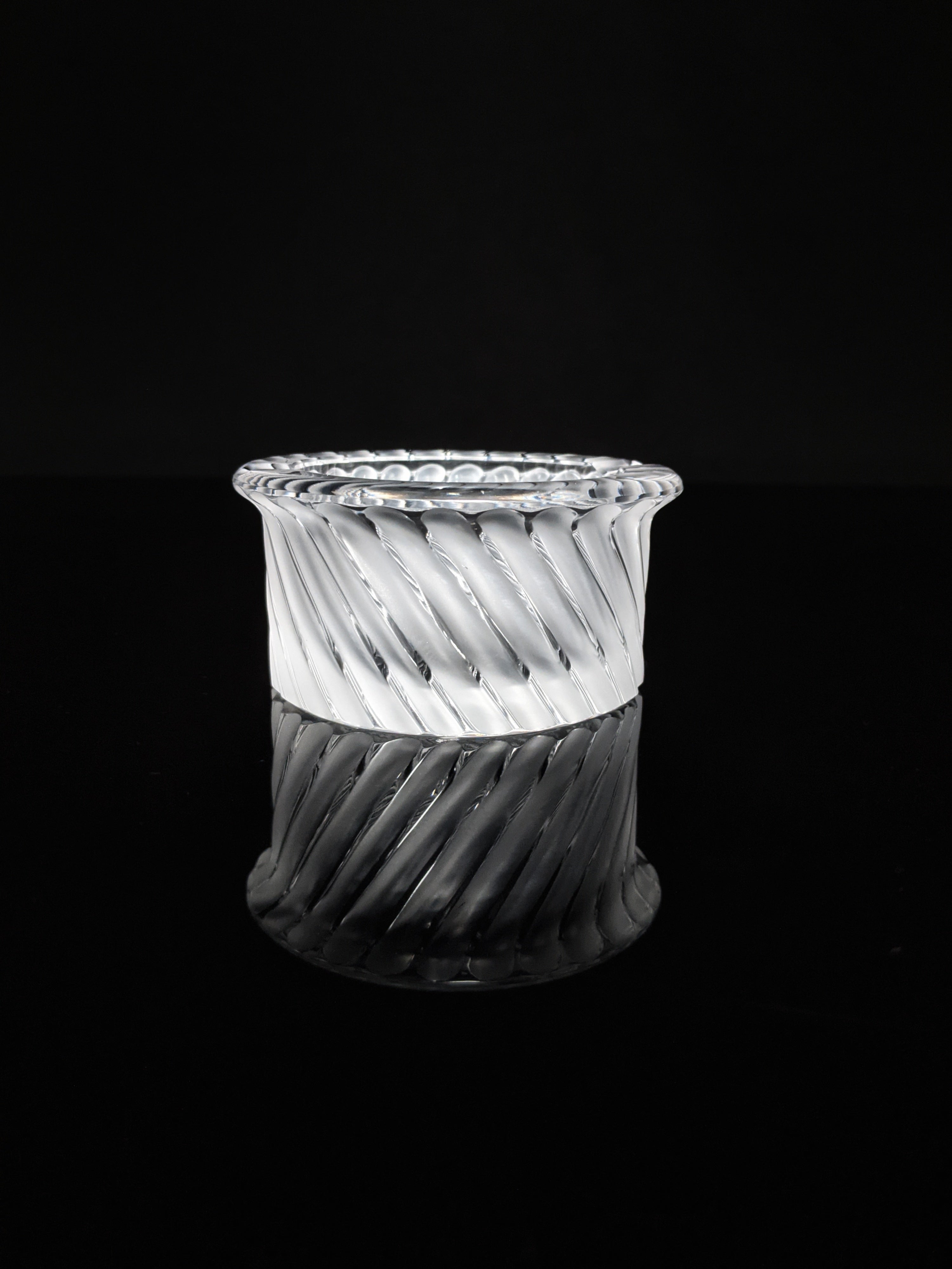 Lalique France Crystal Smyrne Ashtray