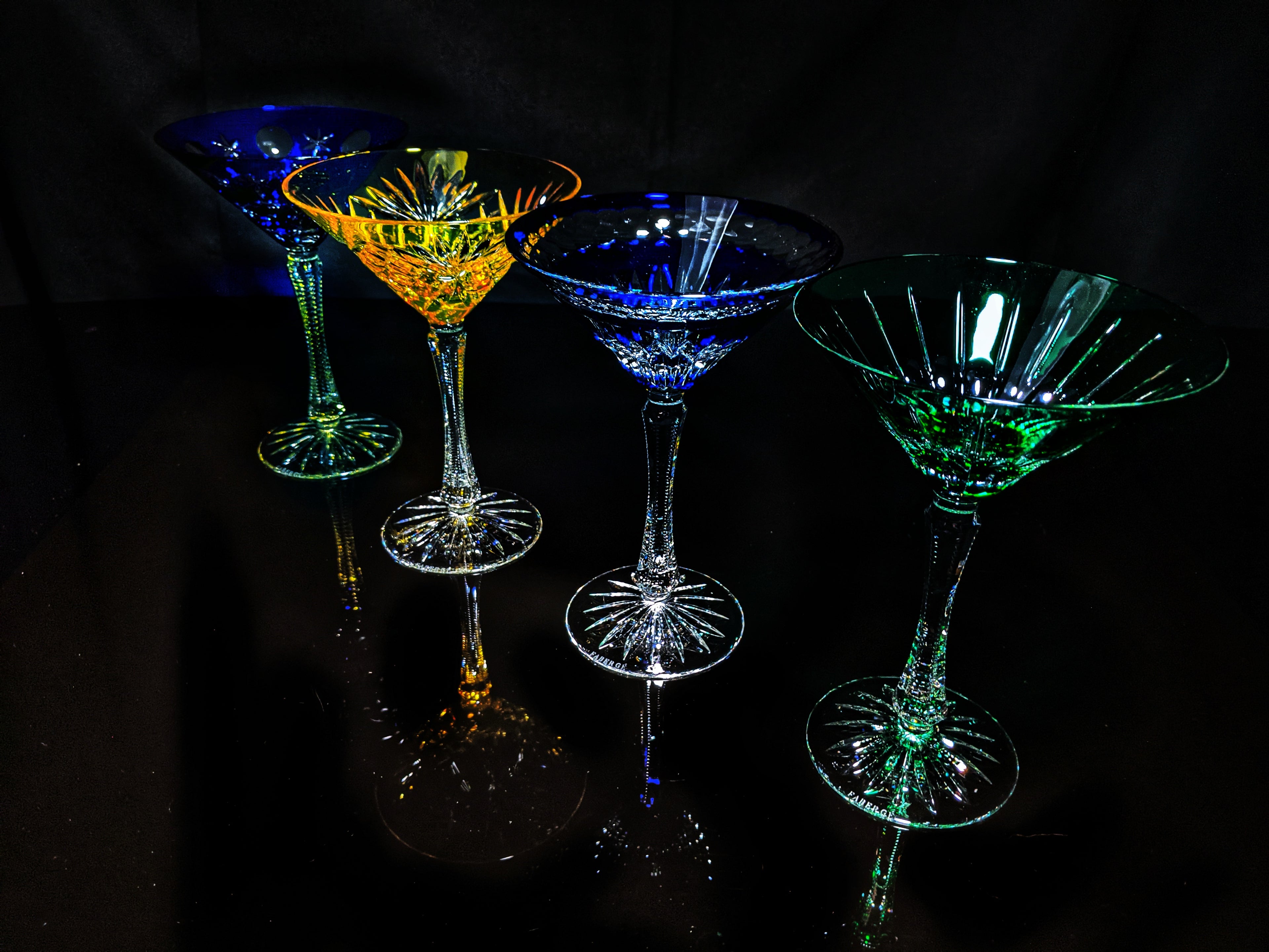 Faberge Martini Glasses