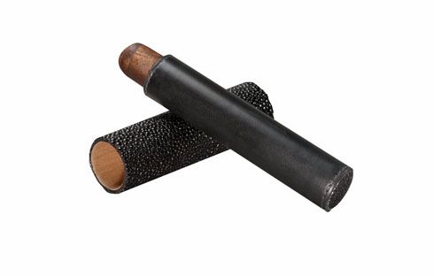 Brizard and Co. The Single Cigar Tube - Stingray Black
