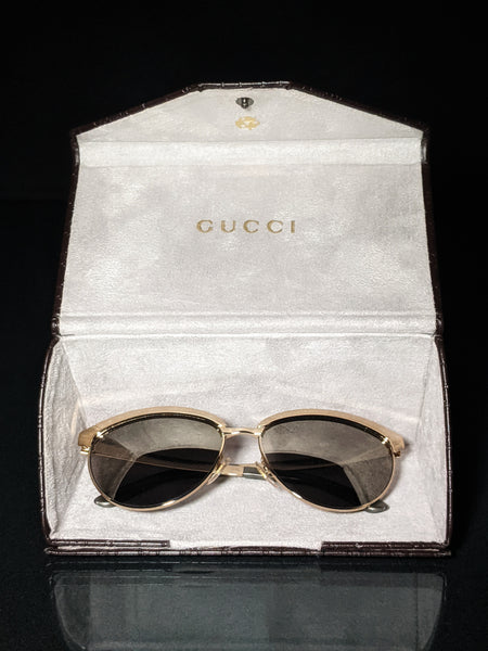 Gucci Ladies Gold Sunglasses