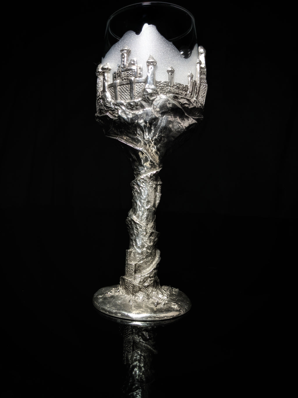 Royal Selangor Lord of Rings " City of Tirion" Wine Glass