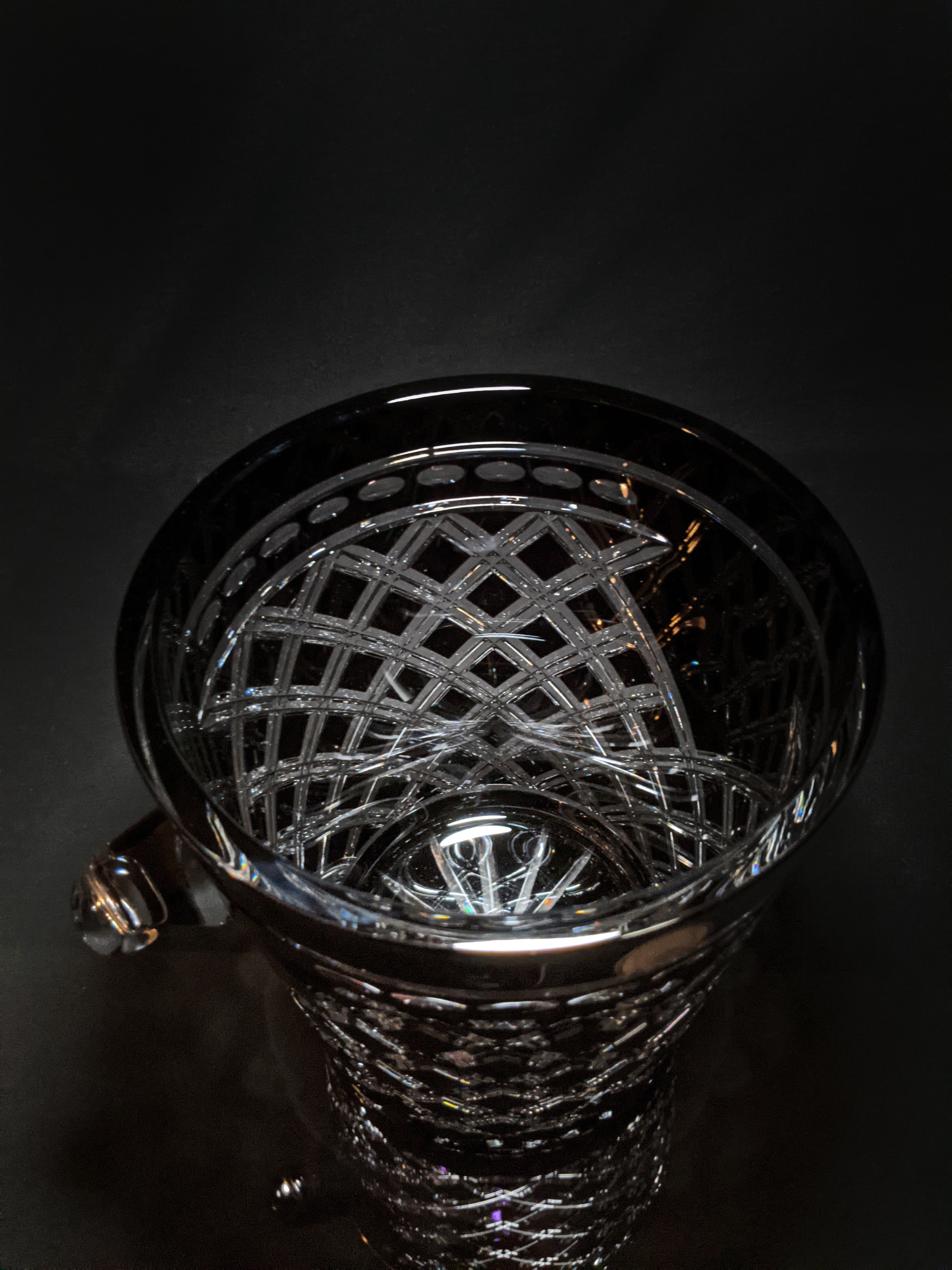 Black Crystal Champagne Ice bucket