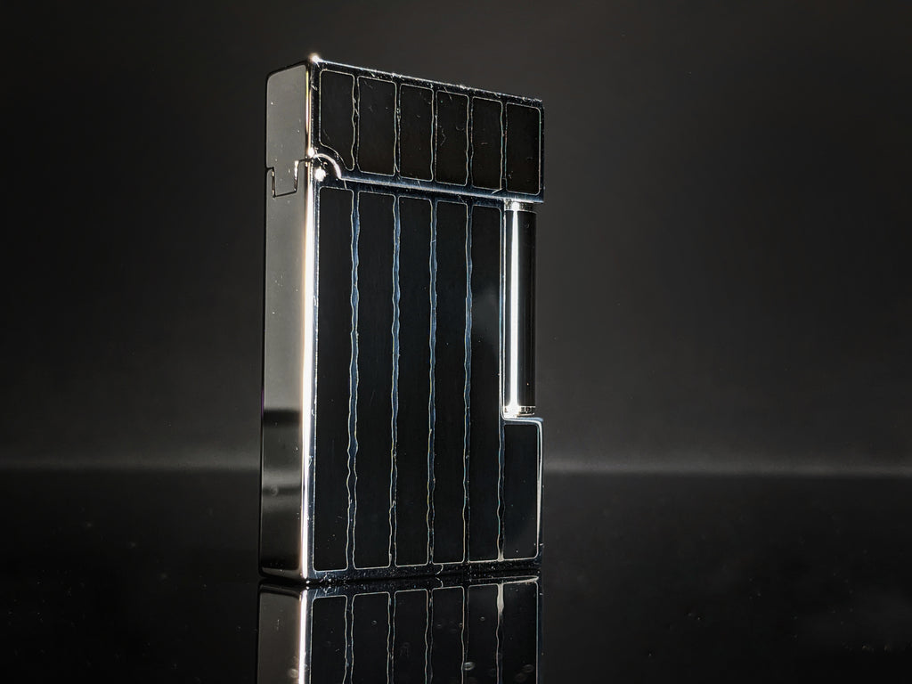 ST Dupont Black Lacquer & Palladium L2  Lighter