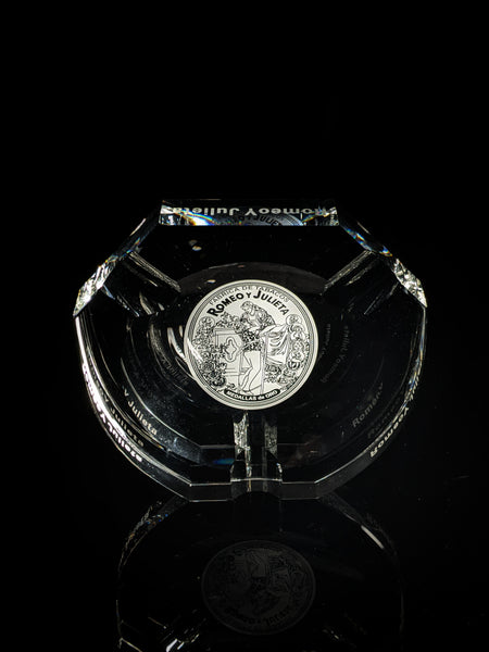 Large Cigar Clear Crystal Ashtray