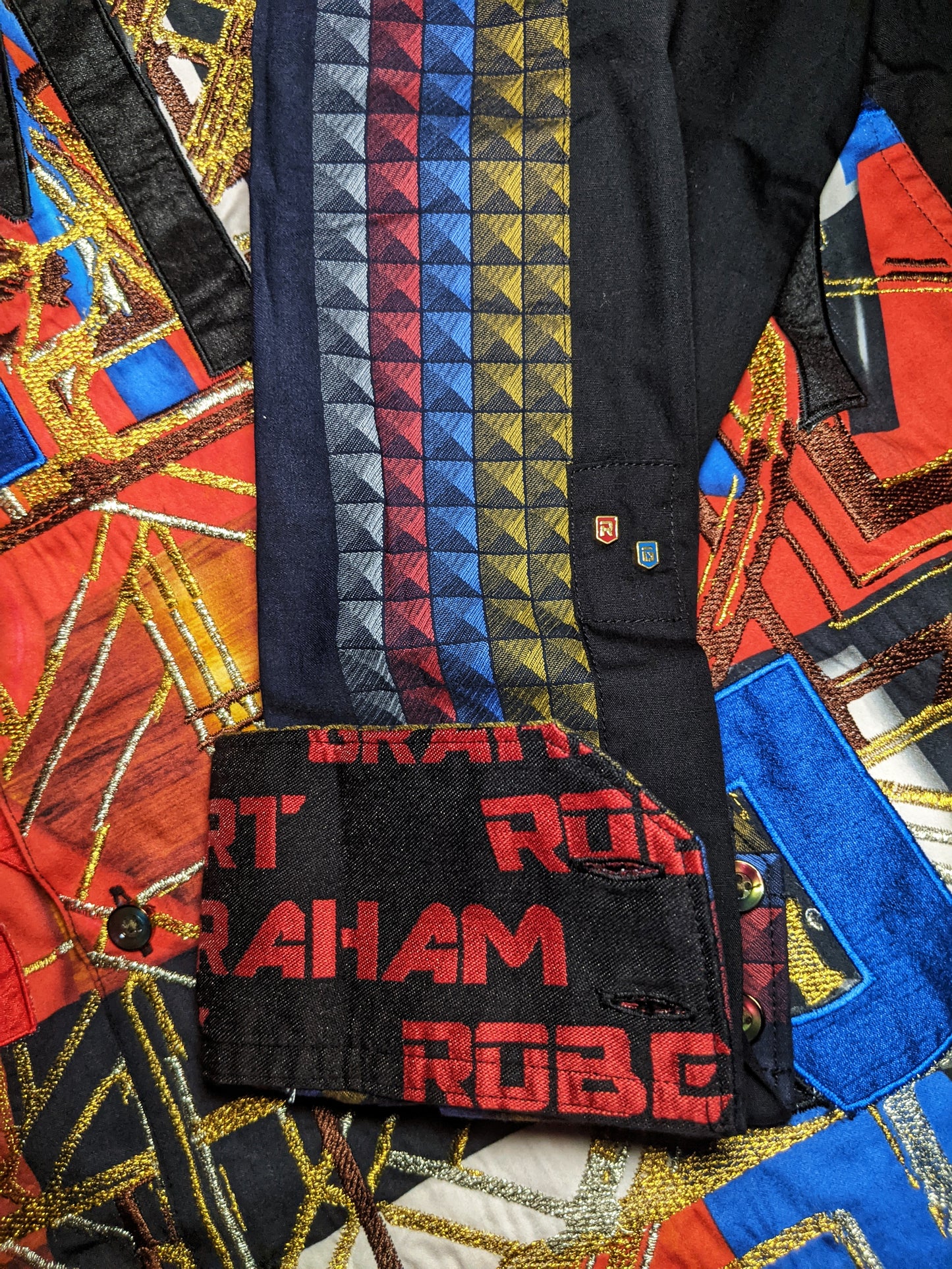 Robert Graham Jomadubu Limited Edition Embroidered Long Sleeve Sport Shirt