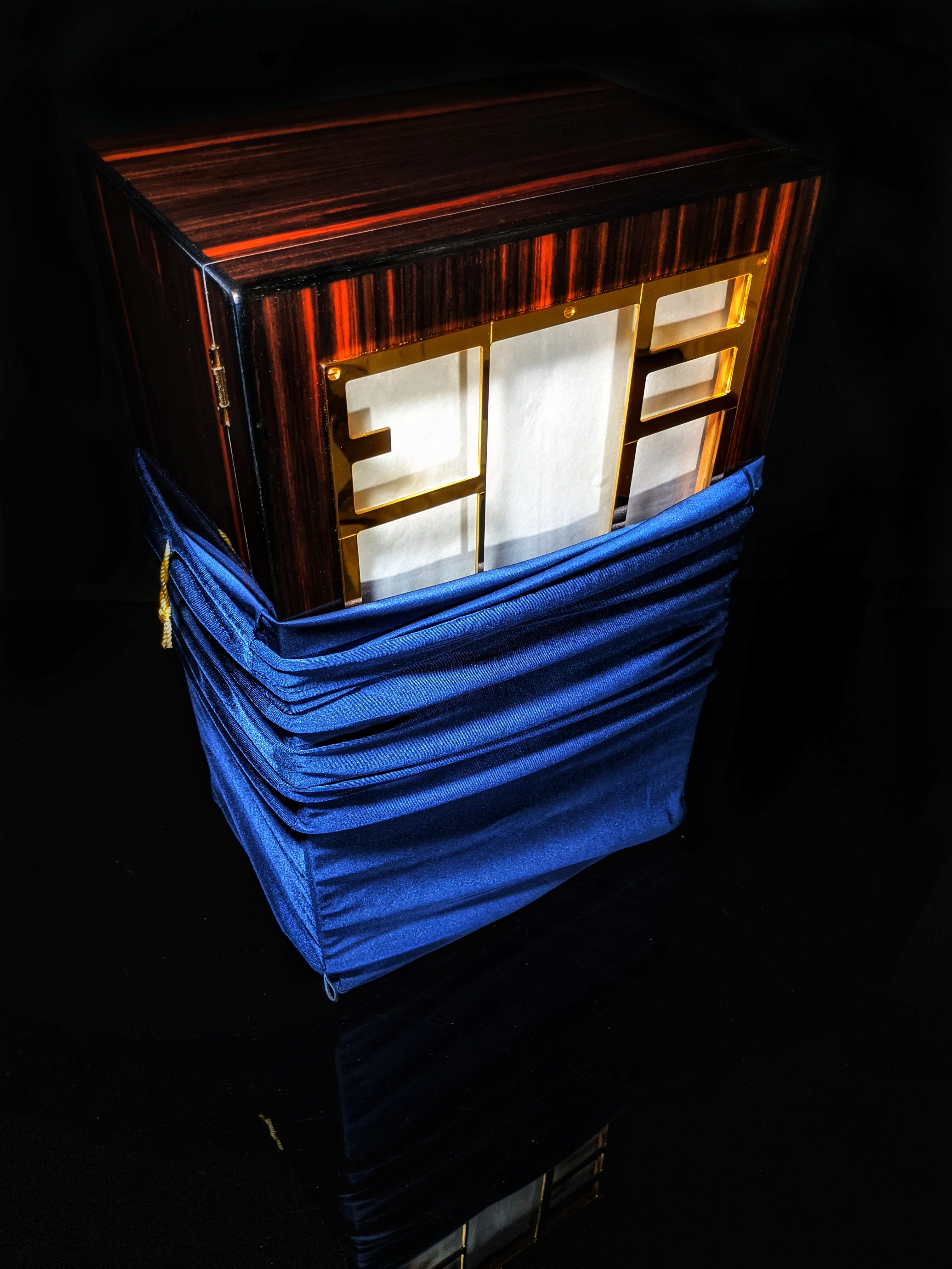 Elie Bleu Macassar Ebony cabinet humidor