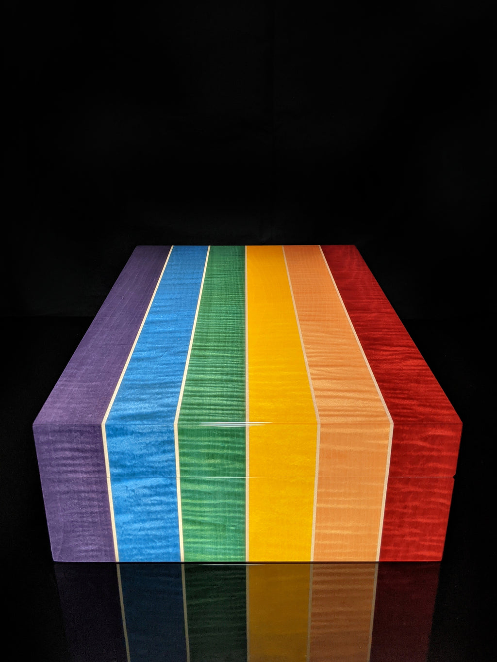 Elie Bleu Rainbow Humidor 110 count  Made in France NIB