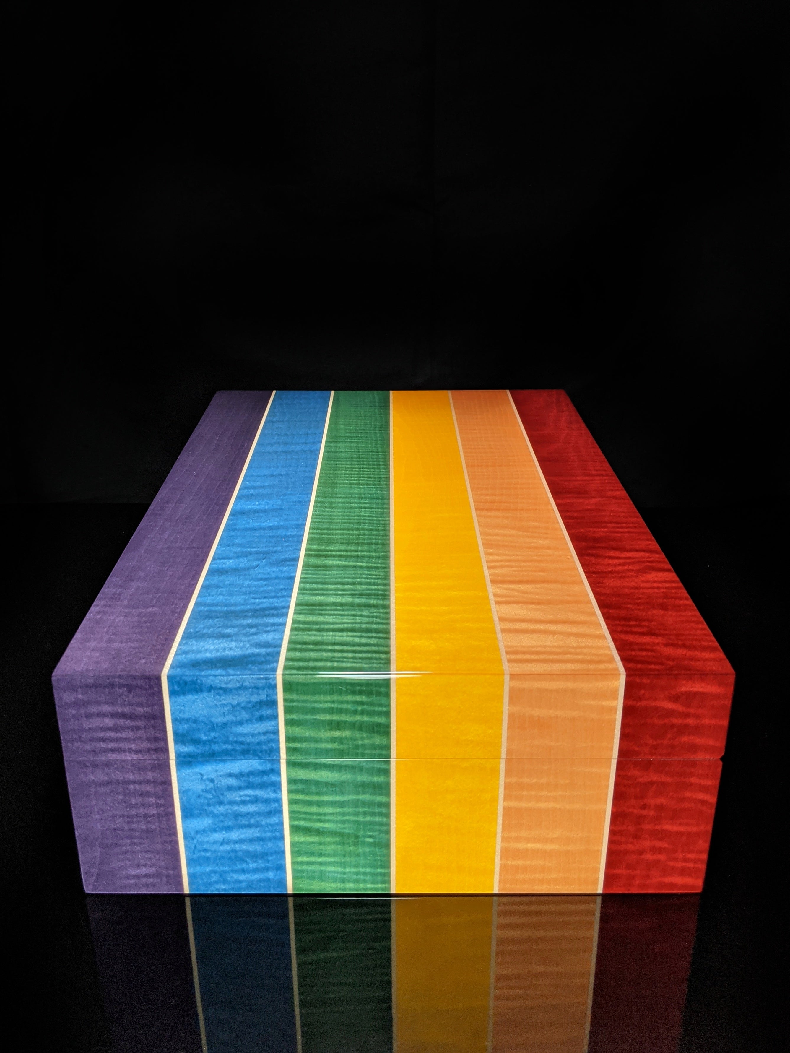 Elie Bleu Rainbow Humidor 110 count  Made in France NIB