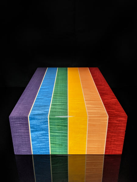 Elie Bleu Rainbow Humidor 110 count  Made in France NIB