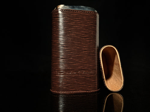 Andre Garcia Dark Brown Horizontal leather case AGHBRH