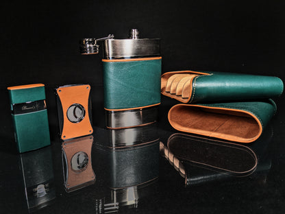 Brizard and Co Augusta Havana Traveler with cutter and lighter
