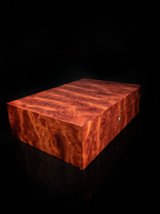 Elie Bleu Bubinga Wood Humidor 110 count