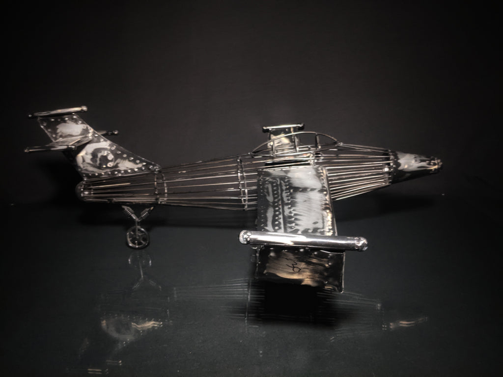 Airplane Metal Art Sculpture