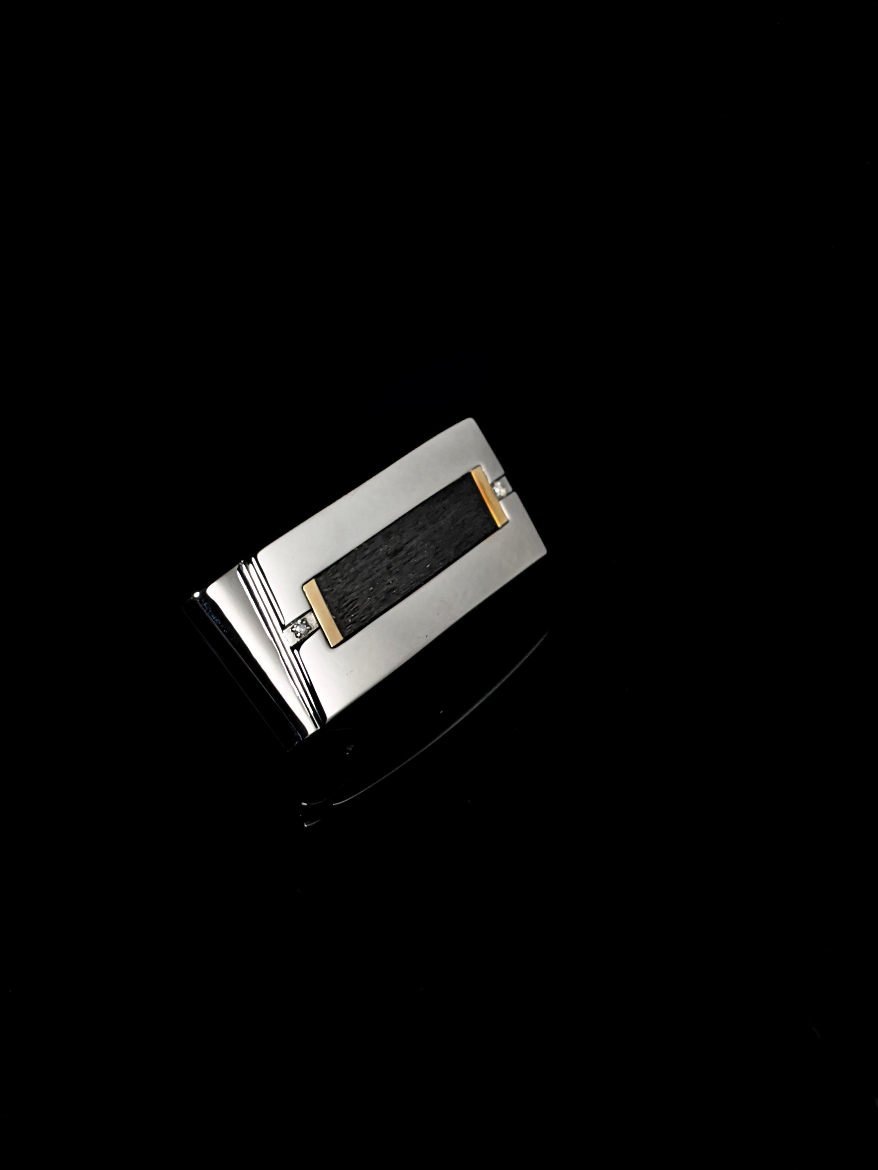 Dolan Bullock Diamond  Stainless Steel Money Clip NIB