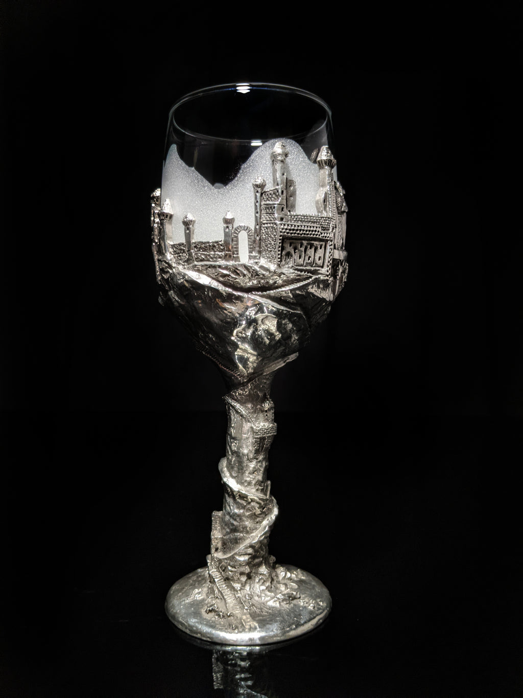 Royal Selangor Lord of Rings " City of Tirion" Wine Glass