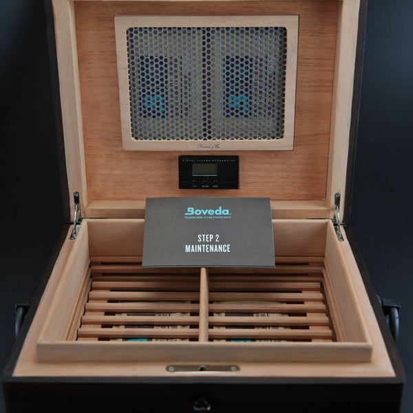 Brizard & Co " Airflow " Humidor 60 /70 count Hacienda NIB