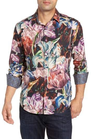 Robert Graham Acadia  Medium-sized shirt