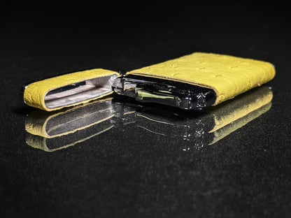 Brizard and Co Ostrich Matcha Sottile Lighter