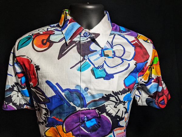 Robert Graham Danti Colorful Short Sleeve Classic Shirt