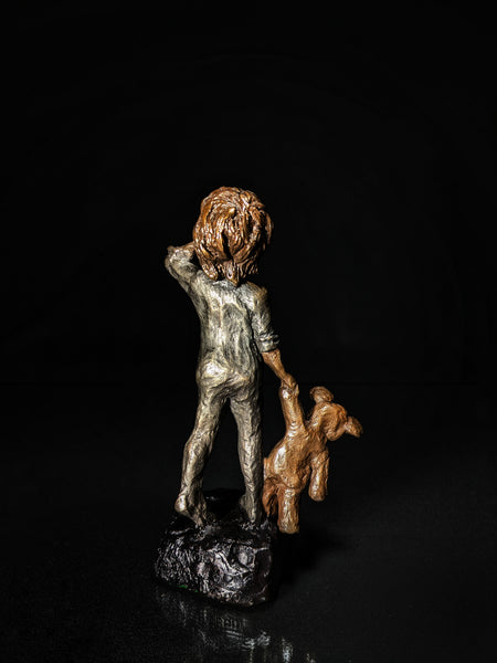 MARK HOPKINS LTD EDITION BRONZE SCULPTURE "BED TIME"