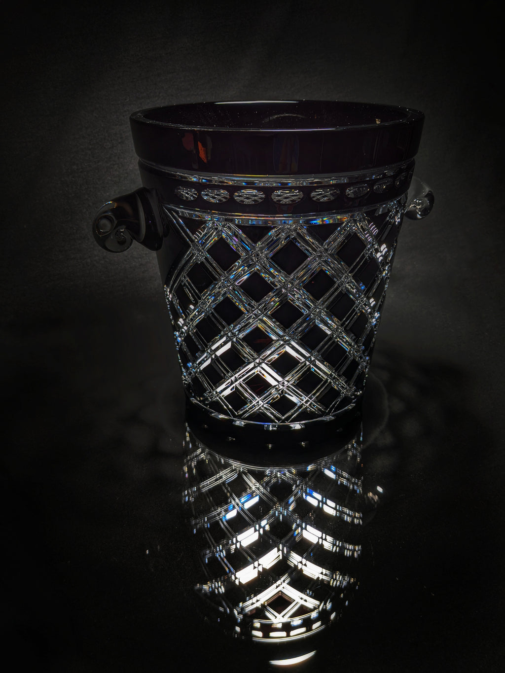 Black Crystal Champagne Ice bucket