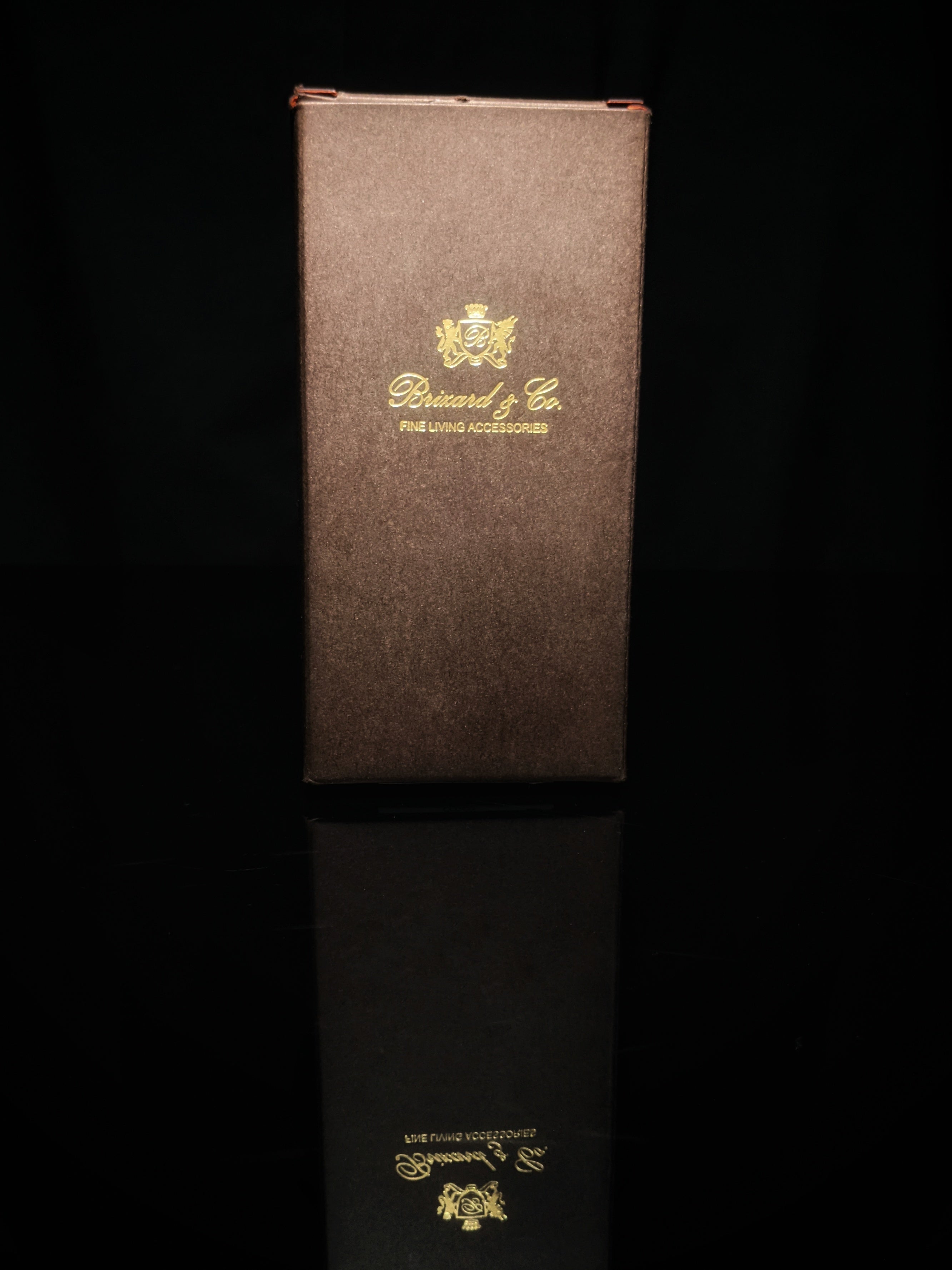 Brizard and Co. Show Band 3 Cigar Case — Camouflage & Orange Leather