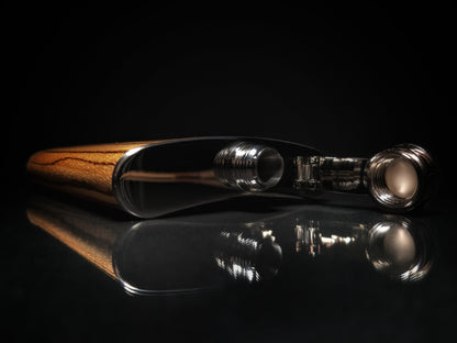 Brizard and Co. The 8 oz Flask - Zebrawood