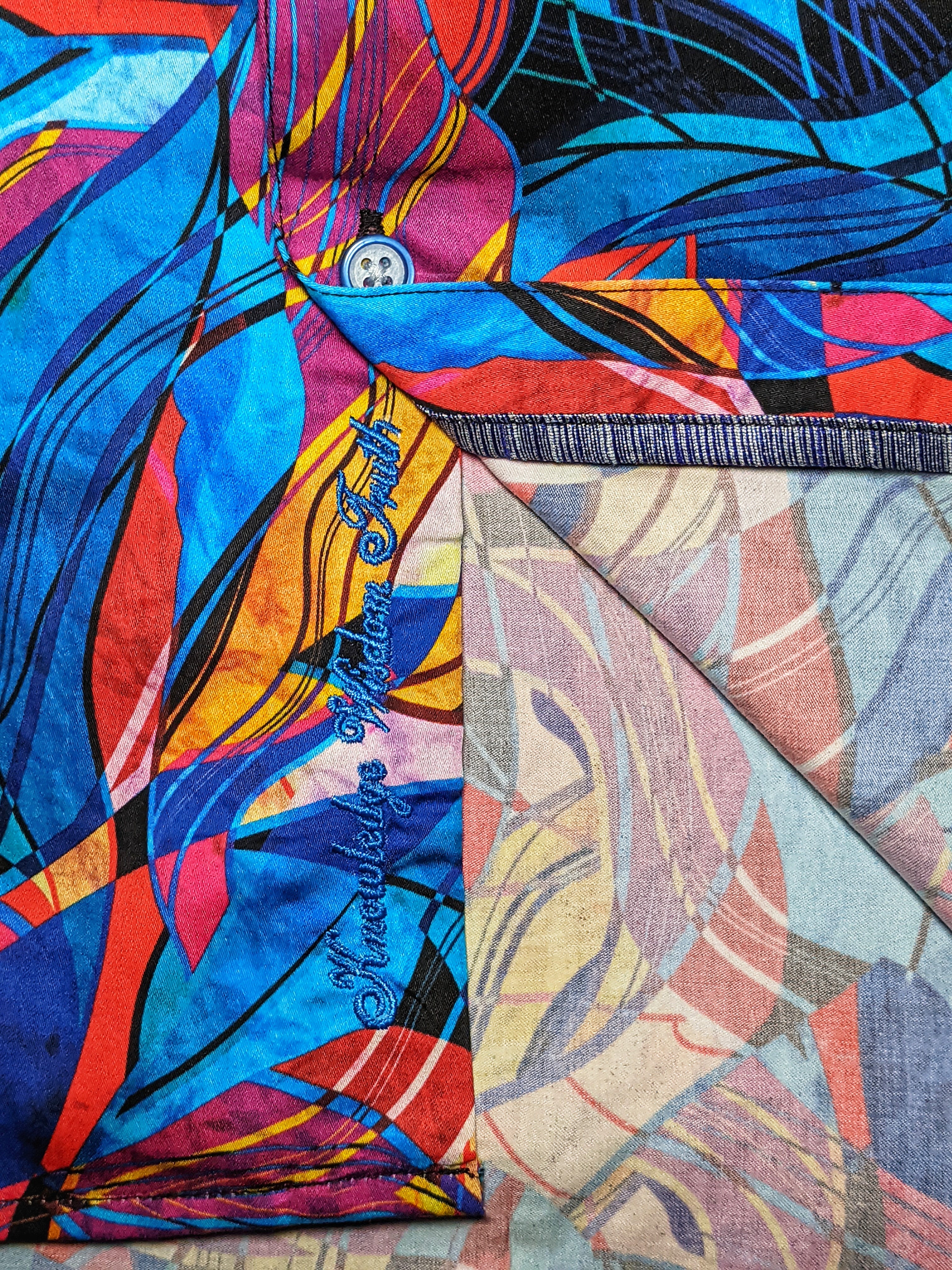 Robert Graham Billings Long Sleeve Colorful Shirt Size Large