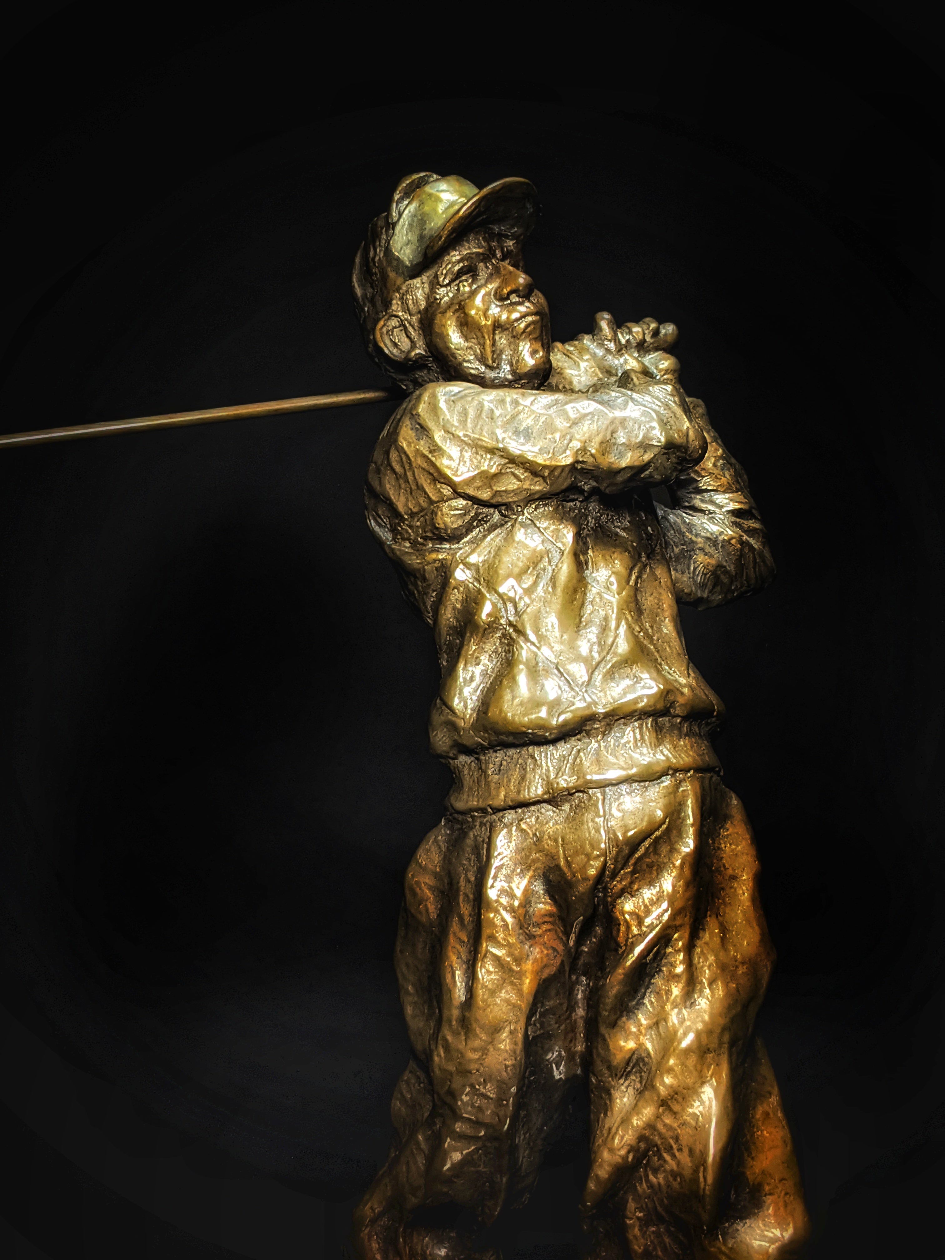 Mark Hopkins Golf Series "Fairway" Bronze Sculpture — Made in USA